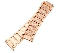 HOMSFOU Correa De Reloj De Solar Pulsera Portátil Reloj Inteligente As Pantalla Sentido Coletero Banda Usb Observó Inalámbrico Batería Metal Rose Gold