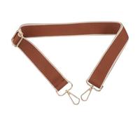 HOMSFOU Correa de Repuesto para Bolso Bandolera Mujer Ajustable de Nailon Ganchos de Aleación de Zinc, Correa Extensible Marrón Bicolor para Bolso Cruzado Uso Diario y Vacaciones