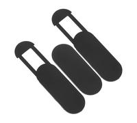 HOMSFOU Cubierta para Cámara Web Negra Autoadhesiva de Abs, Pack de 3 Piezas, Protección de Privacidad Adecuado para Portátiles y Ordenadores
