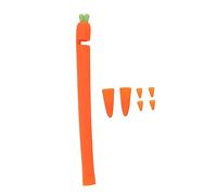 HOMSFOU Cubierta Protectora De Silicona Tableta Lápiz De Zanahoria Portalápices 2 Lápiz De Aire Lápiz 2 Caso Cubierta De Lápiz Antideslizante Pantalla Cubiertas De La Aguja Agarre Orange