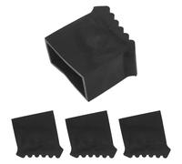 HOMSFOU Cubiertas Antideslizantes para Pies de Escalera de Tijera 4 Piezas de Goma Resistente al Desgaste Reemplazo para Escalera Plegable Número 4 Estabilidad y Seguridad en