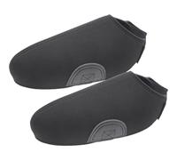 HOMSFOU Cubrezapatos a Prueba de Viento de Neopreno para Esquí Unisex, Funda Protectora Térmica Negra Talla Única, Cubrebotas Prácticos para Ciclismo y Senderismo al Aire Libre