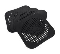 HOMSFOU de Drenaje de Ducha 4 Piezas de Silicona Antibloqueo para Fregadero de Cocina Recogedor de Pelo Cuadrada de Limpiar