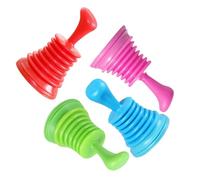 HOMSFOU Desatascador de Cocina 4 Piezas Ventosas de PVC Limpiador de Tuberías y Fregadero para Desatascar Obstrucciones en Lavabo y Alcantarillado Doméstico Herramienta Color Aleatorio