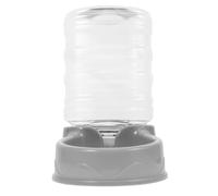 HOMSFOU Dispensador Automático de Agua para Mascotas Gris, Comedero por Gravedad de Plástico para Gatos y Perros, Recipiente Práctico para Suministro Continuo en Hogar y Tiendas