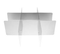 HOMSFOU Divisor para Olla Caliente de Acero Inoxidable, Nueve Compartimentos, Diseño Reforzado y Duradero, Separador Multifuncional para Cocinar Platos Variados, Práctico para Cocina