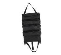 HOMSFOU Equipo De Hardware Bolsa De Herramientas Organizador Cinturón De Almacenamiento De Herramientas Multifuncional Caja De Instrumento Multifunción Largo Tela Oxford Black