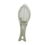 HOMSFOU Escamador de Pescado Manual Material Abs y As, Fácil de Limpiar y Colgar en Pared, Herramienta Adecuado para Limpiar Pescado en Cocina