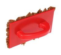 HOMSFOU Esponja de Textura Desmontable con Mango Rojo Herramienta Reutilizable para Reparación de Pared y Techo para Texturizado Knockdown Drywall y Proyectos DIY de Decoración Hogar