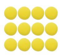 HOMSFOU Esponjas Rizadas Amarillas para Rizar el Cabello, 12 Unidades, Rodillos de Esponja Suaves sin Dañar, Accesorios para Peinar y Moldear Cabello Natural, Herramienta Ligera para Uso