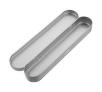 HOMSFOU Estuche Metálico de Hierro para Almacenaje Multiusos Organizador de Papelería para Uso Diario y Decoracion Colegio Portátil y Resistente