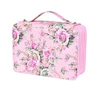 HOMSFOU Estuche para Lápices De Dibujo Ranuras Bolsa De Papelería para Guardar Obras De Arte Estuche para Bolígrafos Asa para Uso Clase o Estudio