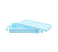 HOMSFOU Estuche para Lápices de Plástico Rígido Caja de Almacenamiento de Lápices para Oficina y Escritorio para Colegio para Uso Diario