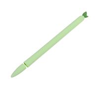 HOMSFOU Estuche para lápiz Poseedor Tapa de lápiz óptico Punta de la Pluma apretones Bolígrafos Protector de lápiz de Zanahoria Cubierta de Silicona para lápiz óptico Gel de sílice Green