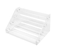 HOMSFOU Expositor de Cigarrillos de Acrílico Blanco Fácil de Instalar y Desmontable para Tienda de Cigarrillos Diseño Moderno y Simple