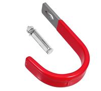 HOMSFOU Gancho De Pared Metálico Resistente Para Garaje Soporte De Almacenamiento Con Tornillos Gancho Robusto Para Colgar Bicicletas Herramientas y Escaleras Montaje Pared Fácil y Seguro