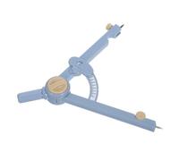HOMSFOU Glifo Multifuncional Herramienta De Dibujo De Brújula Escuela Brújula Escolar Geometría De La Brújula Transportador y Brújula Multifunción Gran Brújula Azul El Plastico