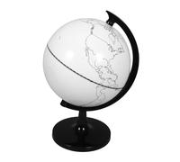 HOMSFOU Globo para Proyectos DIY Globo de Transparente para Colorear Herramienta Interactiva para Aprendizaje Geográfico y Decoración Familiar