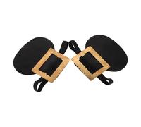 HOMSFOU Hebillas Decorativas para Zapatos de Abogado Vintage Doradas Accesorio para Disfraz y Cosplay 1 Par de Hebillas Temáticas para Calzado de Época Diseño Fácil y Tela Duradera