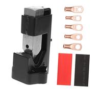 HOMSFOU Herramienta Crimpadora de Terminales y Cables de Batería Tubos Termorretráctiles Precortados, para Uso Automotriz y Marino, Kit Manual de Engarce Martillo Estándar,