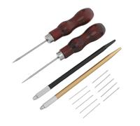 HOMSFOU Herramienta de Aleación de Hierro y Madera para Implantación de Cabello en Muñecas y Peluches, Juego de 1 Set Solución Ligera Estilizado de Pelucas