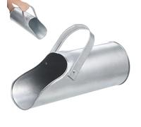 HOMSFOU Herramienta Manual para Relleno de Hormigón con Mango Metálico Resistente, Cubo de 1 Unidad para Construcción, Transporte de Arena y Uso en Obras de Albañilería