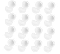 HOMSFOU Huevo De Pascua Rellenable De Plástico En 16 Uds. Transparentes Huevo Ciego Gigante De Dulces para Bricolaje Suministros para Recuerdos