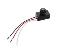 HOMSFOU Interruptor Automático de Luz con Sensor Fotoeléctrico para Exteriores Control Crepuscular Compatible Dc Protección contra Sobrecarga para Iluminación de Calles y Jardines