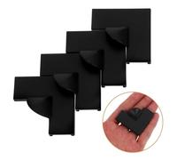 HOMSFOU Juego De Accesorios Para Mosquiteras De Ventana, Fijadores De Esquinas, Protector De Esquinas, FáCil InstalacióN, Diy, Gris