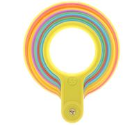 HOMSFOU Juego de Anillos de Medición para Frutas Medianas y Grandes en Plástico, Herramienta para Calibrar Naranjas Navel y Melocotones en Granjas y Mercados, Colores Color Aleatorio