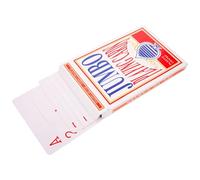 HOMSFOU Juego de Naipes Gigante 6 Veces Grande, Cartas para Trucos y Póquer, Baraja de Papel Portátil y Segura, Adecuado para Fiestas y Entretenimiento Familiar