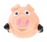 HOMSFOU Juguete Chirriante para Perros de Látex Forma de Cerdo, Tamaño Pequeño, Color Rosa, Juguete Molar E Interactivo para Cachorros y Perros Medianos, Fácil de Limpiar