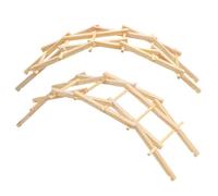 HOMSFOU Juguete de Puente de Madera 2 Juegos Modelo de Ensamblaje para Proyecto Científico y Experimento Educativo