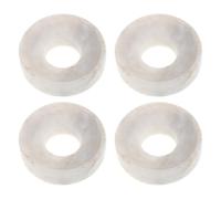 HOMSFOU Kit de 4 Almohadillas de Jade para Moxibustión Base Estable y Aislamiento Térmico, Adecuado para Terapia de Calor y Masaje Hogar