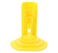 HOMSFOU Kit de Férulas para Patas de Pollo y Loro Protección Ligera de Plástico Amarillo para Inmovilización y Curación de Lesiones en Aves de Corral