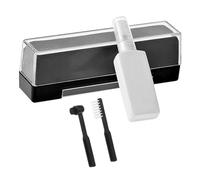 HOMSFOU Kit Limpiador Discos Vinilo con Cepillos y Líquido Limpiador Herramienta para y Limpieza Detallada de Tocadiscos y Discos Cepillo Antiestático para Eliminar Polvo y Suciedad para