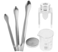 HOMSFOU Kit para Crear y Reparar Pintalabios Seguro y Confiable con Moldes de Silicona y Plástico Adecuado para Manualidades en Casa para Principiantes y Entusiastas de Belleza