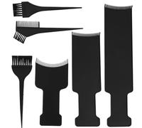 HOMSFOU Kit para Teñir el Cabello 6 Piezas Placas Grandes Medianas Pequeñas Cepillos Ergonómicos Herramienta para Coloración Cabello Profesional Salón Uso Doméstico