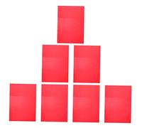 HOMSFOU Láminas Transparentes De PVC De Colores para Iluminación y Fotografía, 7 Unidades, Película Difusora De Luz Translúcida, Filtro De Luz para Corrección De Color, Uso Educativo y Artístico