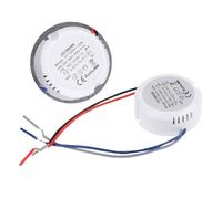 HOMSFOU LED Fuente Poder Regulador Voltaje para Tira LED con Salida DC Protección contra Sobrecarga y Cortocircuito Compatible con Dimmers