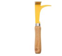 HOMSFOU Levantador y Raspador de Apicultura de 2 Piezas Mango de Madera, Herramienta Multifunción para Raspar Cera y Manipular Marcos en Colmenas