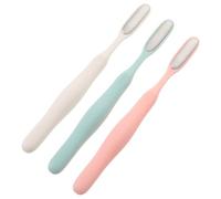 HOMSFOU Limas para Pies de Acero Inoxidable 3 Piezas, Raspador Manual para Callos y Piel Dura, Exfoliante Preciso para Espacios entre Dedos, Herramienta para Pedicura y Cuidado de Pies