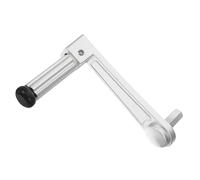 HOMSFOU Manivela para Percha de Ropa, Accesorio de Hierro y Plástico, Instalación Fácil, para Colgador de Elevación en Balcón, Plata Color Aleatorio