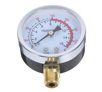 HOMSFOU Manómetro Vertical de Presión Medidor Radial para Industriales Herramienta de Medición Precisa y Duradera con Instalación Rápida