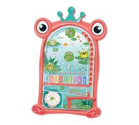 HOMSFOU Máquina de Pinball de Escritorio, Juguete Creativo Rosa, Juego Educativo de Mesa, Material Plástico Resistente, Desarrollo Cognitivo y Diversión Interactiva