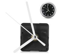 HOMSFOU Mecanismo de Reloj de Pared Movimiento de Cuarzo Silencioso y Manecillas Redondas white para Reparación y Bricolaje Hogar sin Marco