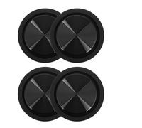 HOMSFOU Membranas de Vibración para Altavoz Graves 65° 4 Piezas Placa de Diafragma Pasiva para Subwoofer Accesorio Automotriz Compatible Radiador Auxiliar para Audio en Casa y Coche