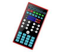 HOMSFOU Mezclador De Sonido para Entretenimiento Cambiador De Voz Tarjetas De Sonido Chip De Reducción De Ruido Metal Duradero