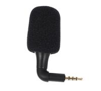 HOMSFOU Micrófono Miniatura para Teléfonos Móviles Herramienta de Karaoke Portátil con Sonido de Alta Definición para Grabaciones de Video y Momentos Especiales Color Negro