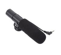 HOMSFOU Micrófono y Material ABC Alta Sensibilidad para Cámara Digital y Diseño Conveniente para Operar Conector de 3.5Mm Adecuado para Grabación E Entrevistas